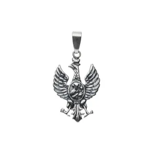 Srebrny wisiorek wisior patriotyczny Orzeł Żołnierzy Wyklętych srebro 925