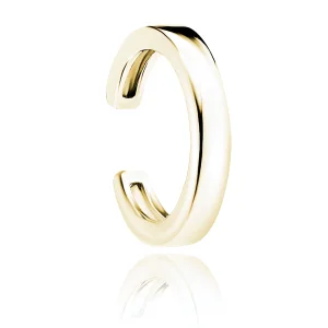 Delikatna pozłacana srebrna nausznica kolczyk na małżowinę ear cuff srebro 925 Delikatna pozłacana srebrna nausznica kolczyk na małżowinę ear cuff srebro 925